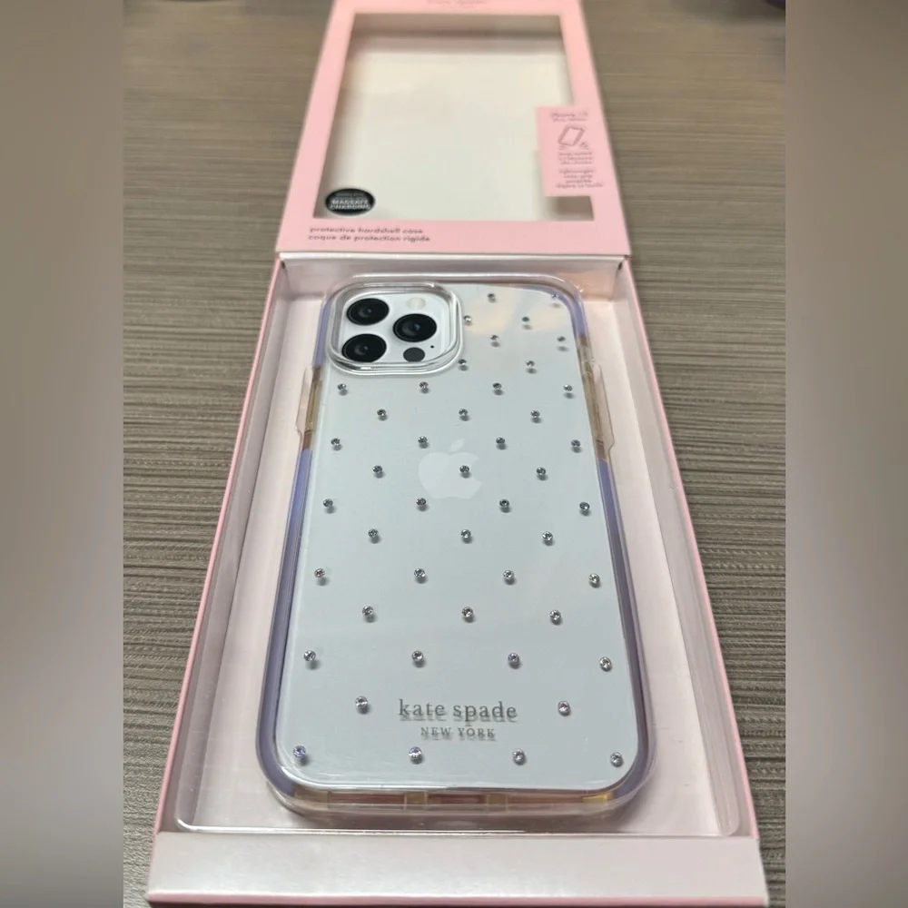 KATE SPADE ♠️ Lavender protective case for iPhone 12 Pro Max. Excellent value!